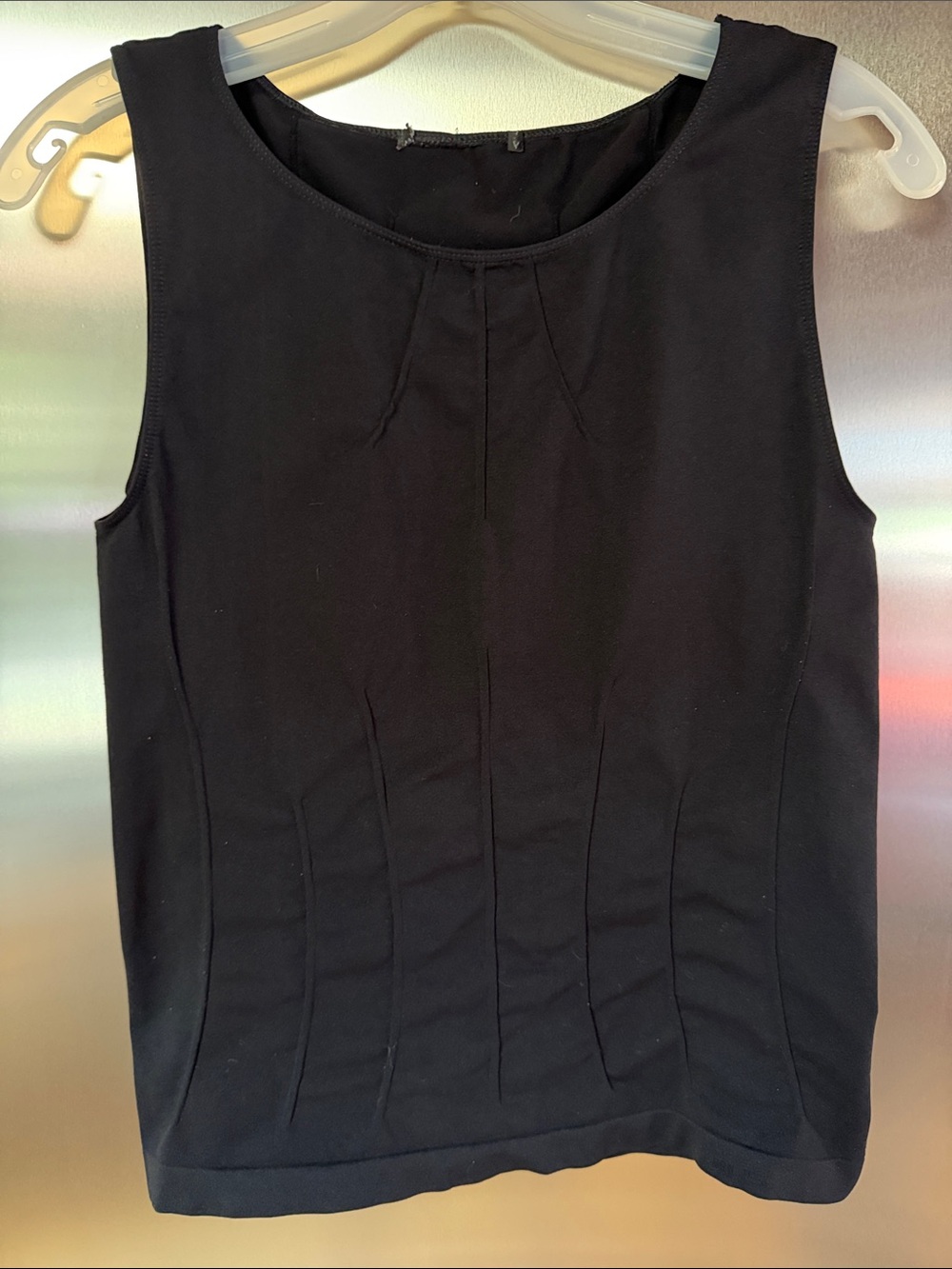 Classic Black Sleeveless Women's Top